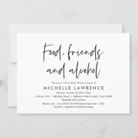 Alimentation, amis et alcool, Fête des mariées Déc