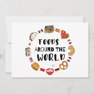 Invitation Aliments dans le monde