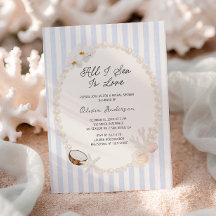 All I Sea Is Love Soft Beach Bridal Shower