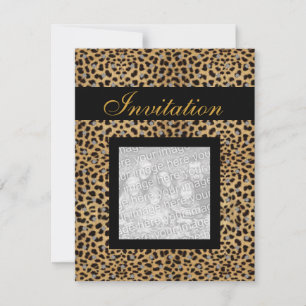 Invitation All Occasions Animal Print Add Photo