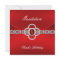 Invitation All Occasions Red Silver Jewel NEW