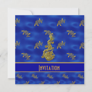 Invitation All Occasions ZIZZAGO Asian Blue