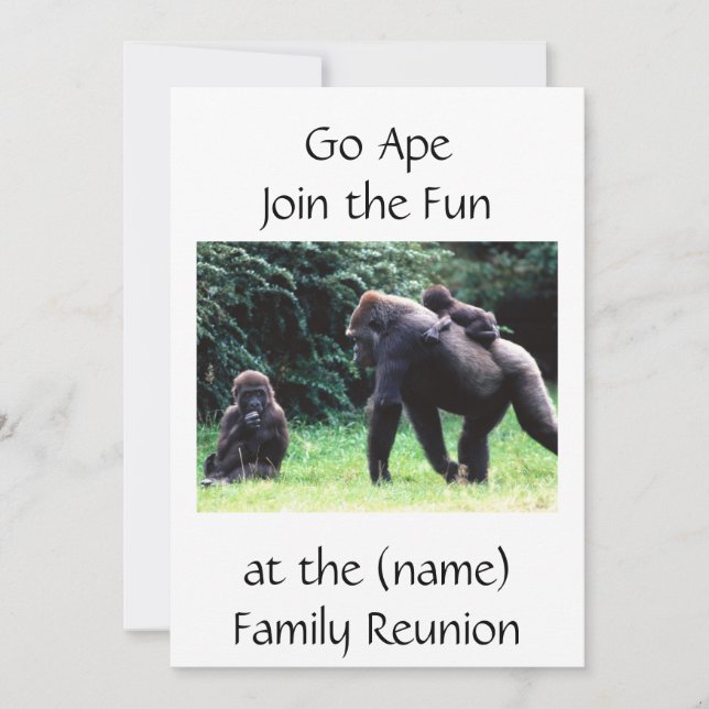 INVITATION ALLER L'INVITATION DE RÉUNION FAMILIALE APE (Devant)