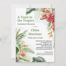 Aloha Diploma! Tropical Graduation Pool Party 