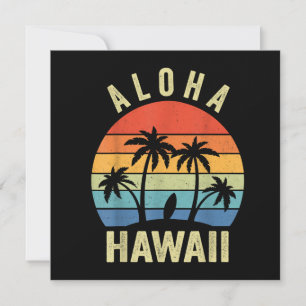 Invitation Aloha Hawaii Hawaii Island Shirt Palm Beach Surf