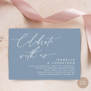 Invitation Alors, nous nous sommes enfuis, dîner de fête de m