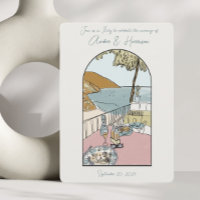 Amalfi Coast Italie Mariage Enregistrer La Date
