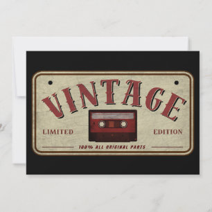 Invitation Amateur de musique Édition limitée Bande Cassette