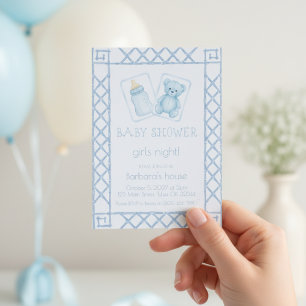 Invitation amateur de partie de mahjong Bamboo Green Dragon