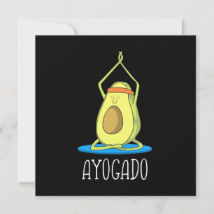 Invitation Amateur de yoga à l'avocat Ayogado