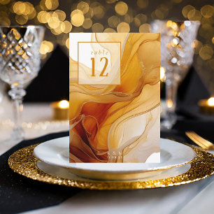 Invitation Amber Brandy Abstrait Encre Numéro de tableau ID10