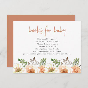 Invitation AMBER Modern Rustic Petits Livres Citrouilles pour