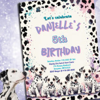 Ambiance pastel Dalmatienne ponctuée Fête d'annive