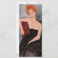 Amedeo Modigliani - Robe de soirée pour filles rou