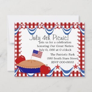 Invitation American Apple Pie