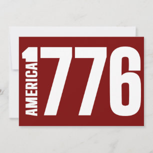 INVITATION AMÉRIQUE 1776