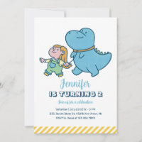 Amie Cute Dino Dinosaur Filles Anniversaire
