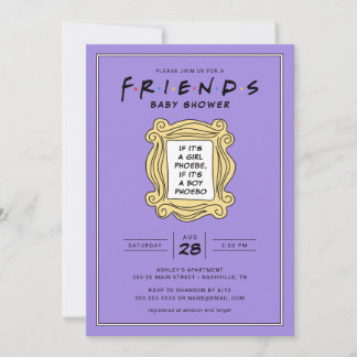 Invitation AMIS™ | Celui avec l'invitation Baby shower