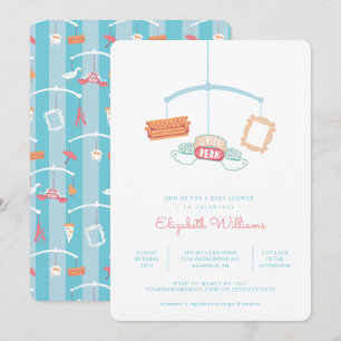 Invitation AMIS™   Central Perk Mobile Baby shower