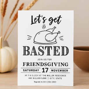 Invitation Amis de Friendsgiving « Arrosage c’est parti ! »