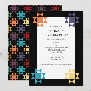 Invitation Amish Quilt Imprimer Quilt Thème Personnalisé
