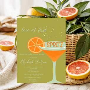 Invitation Amour au premier Spritz vert