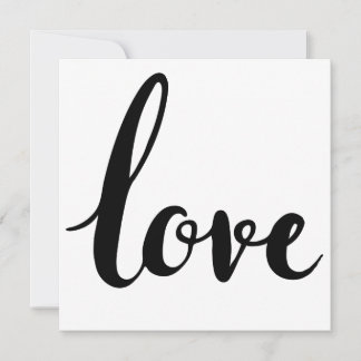 Invitation amour écriture cursive