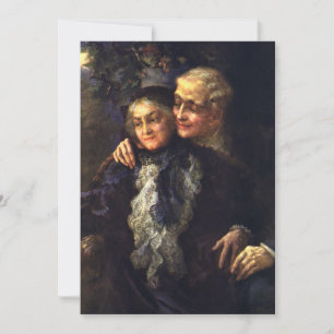 Invitation Amour et romance vintage, fête de 50e anniversaire