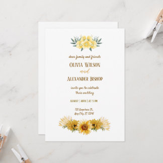 Invitation Amour radieux : la splendeur du tournesol