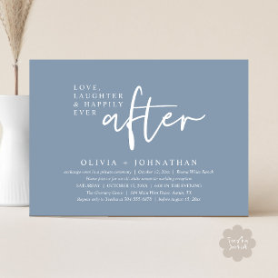 Invitation Amour, Rire Et Heureux Jamais Après La Réception