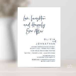 Invitation Amour, Rires et Pour Toujours, Moderne
