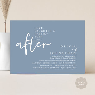 Invitation Amour, Rires Et Réception De Mariage Heureux À Tou