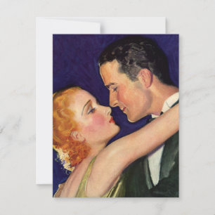 Invitation Amour vintage et romance, Hollywood Sauver la date