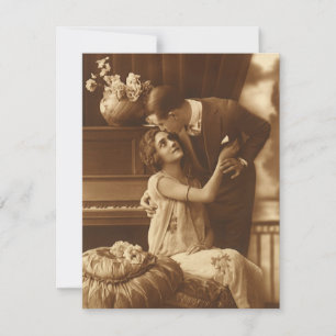 Invitation Amour Vintage, Romance, Romantique, Sauvegarder la