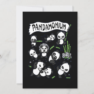 Invitation Amoureux de Panda | Gardez Votre Calme Et Aimez Pa