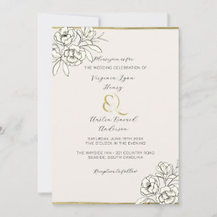 Invitation Ampersand Moody Smoked Gold (vertical)