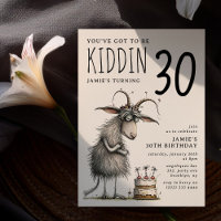 Amusant chèvre Whimsical Adulte Anniversaire