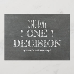 Invitation Amusant Groomsman ou Best Man