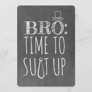 Invitation Amusant Groomsman ou Best Man