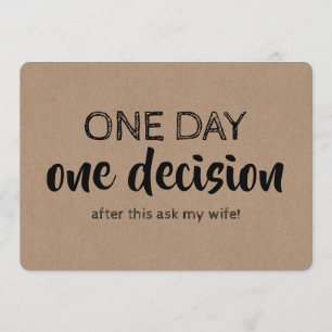 Invitation Amusant Groomsman ou Best Man