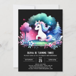 Invitation Amusant Majestic Horse Anniversaire