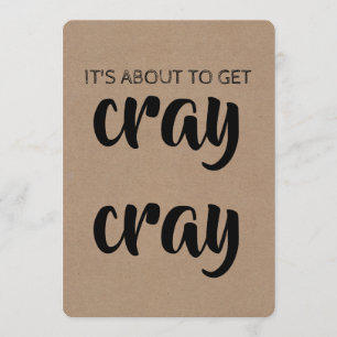 Invitation Amusante servante / femme d'honneur