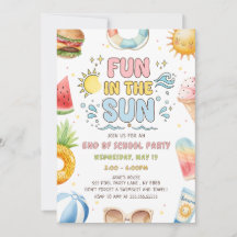 Amusement au soleil, Fête de fin d'année scolaire