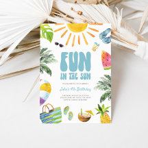 Amusement dans la piscine soleil Anniversaire Fête