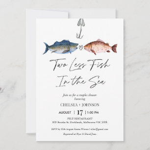 Invitation Amusez Deux Poissons De Moins Dans La Mer Mariée C