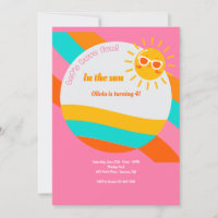 Amusez-Vous Dans L'Invitation Soleil