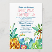 ananas beach palmiers tropical mariage