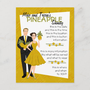 Invitation Ananas Shindig