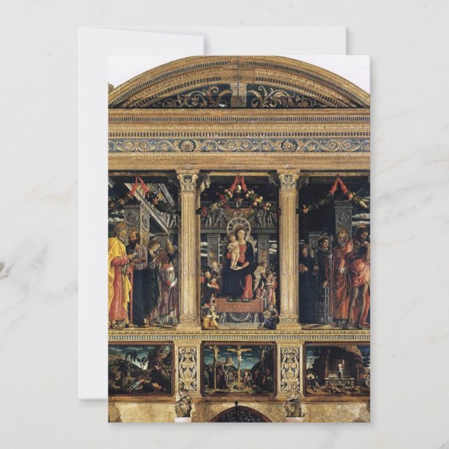 Invitation Andrea Mantegna - Altarpiece de San Zeno (Devant)
