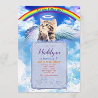 Invitation Angélique de Rainbow
